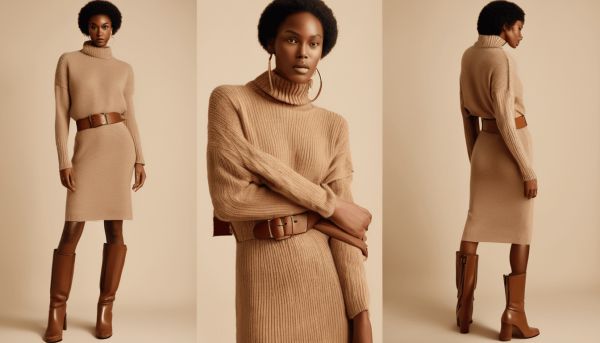 Élaborer un look stylé avec la robe pull femme