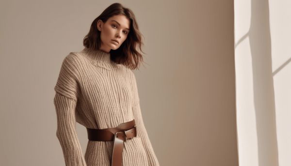 Sublimer votre robe pull avec la ceinture parfaite